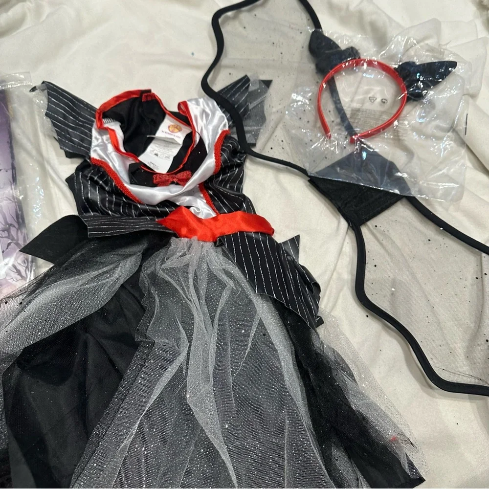 Rubies Halloween Bat Girl's Costume Size Small 5-7 years NWOT